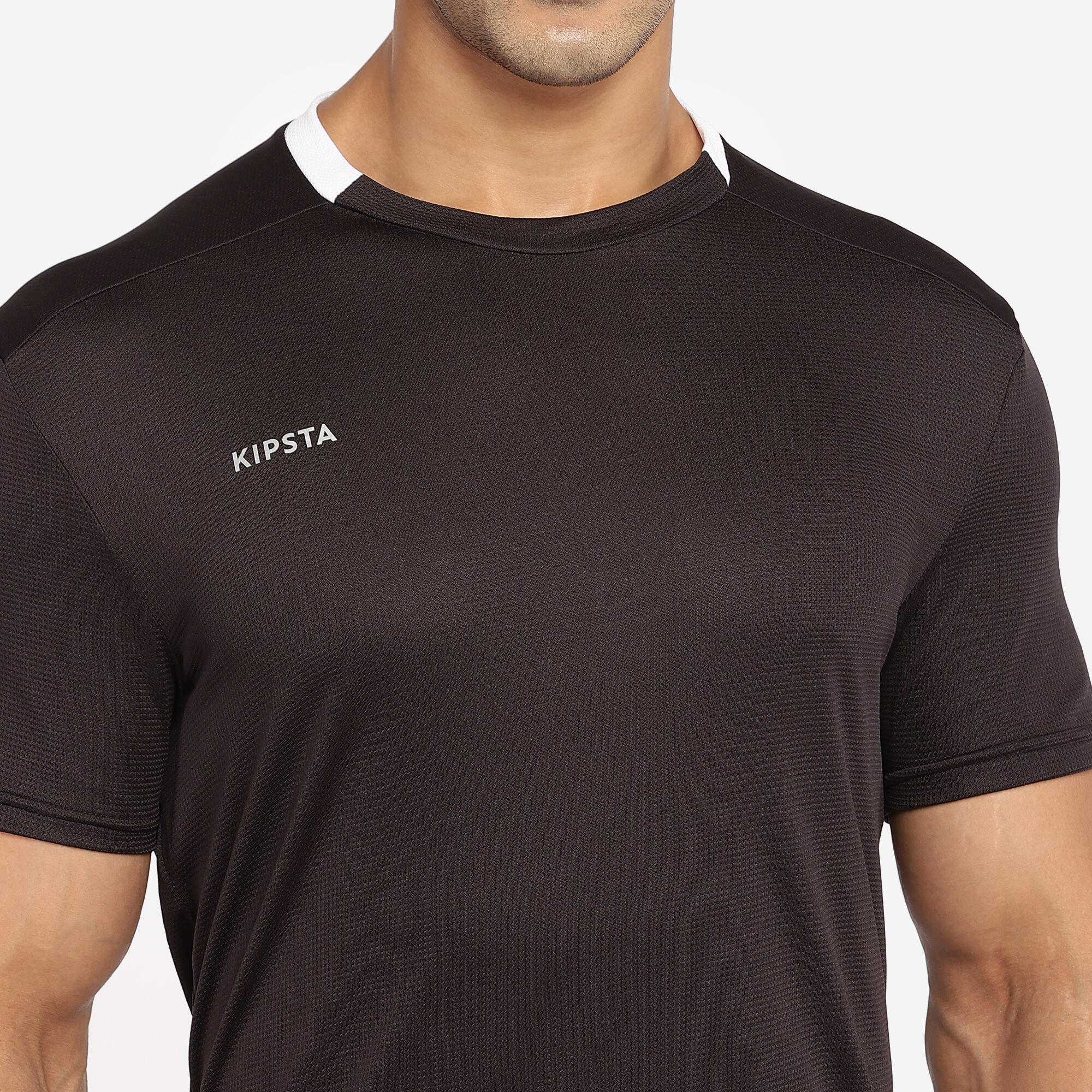 KIPSTA Futbalový dres Essentiel Club čierny XS · záber 8