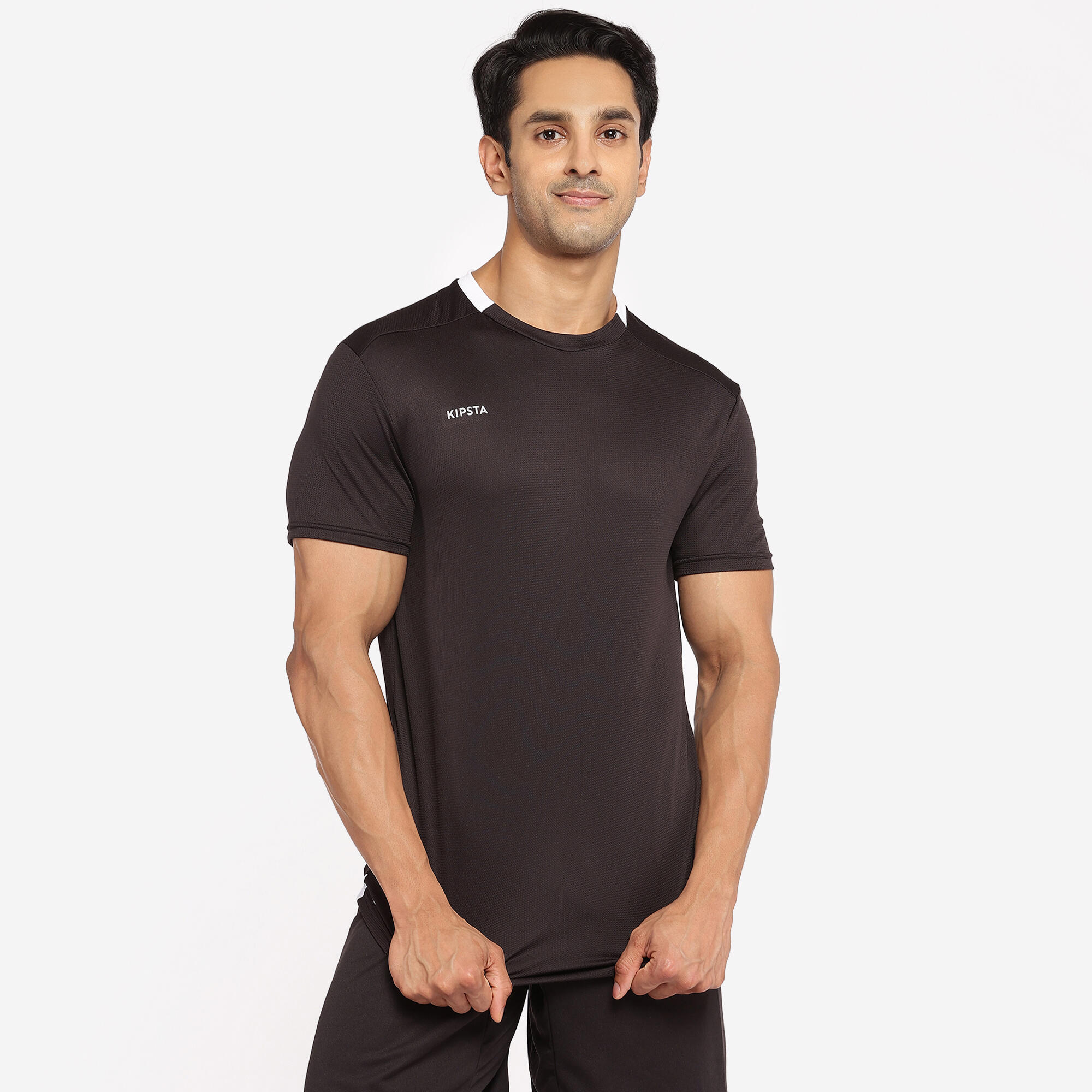 Maglia calcio F100 nera 4/29