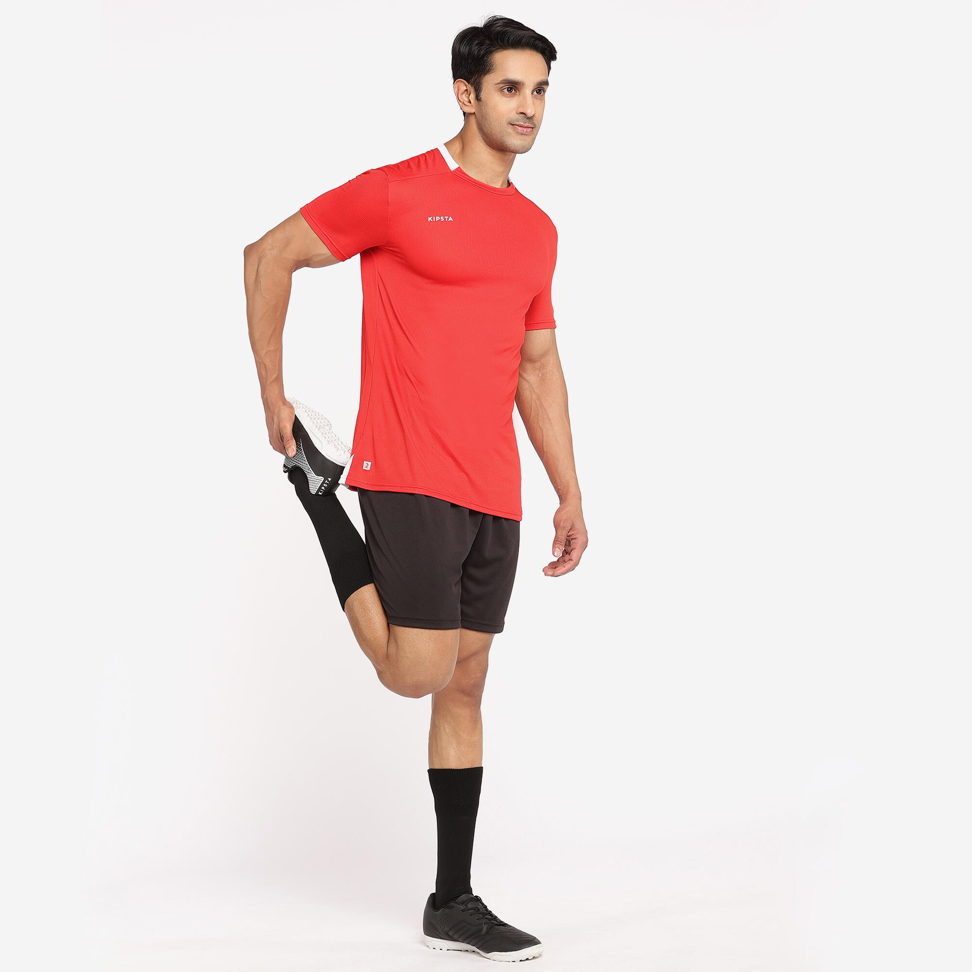 KIPSTA Futbalový dres Essentiel Club červený S · záber 7