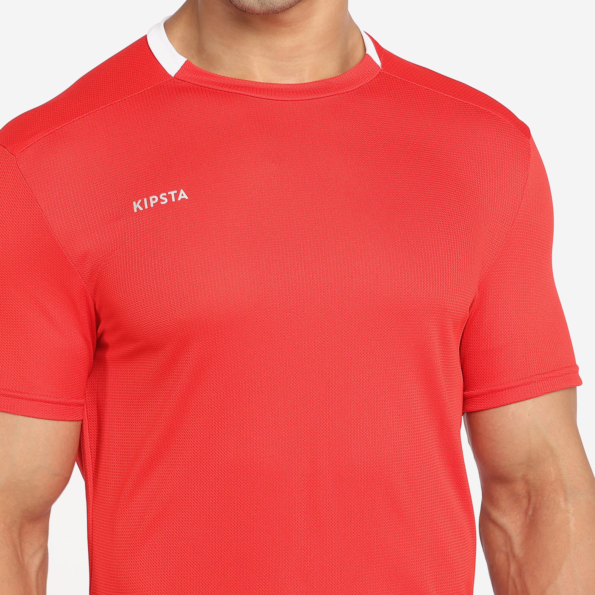 KIPSTA Futbalový dres Essentiel Club červený S · záber 3