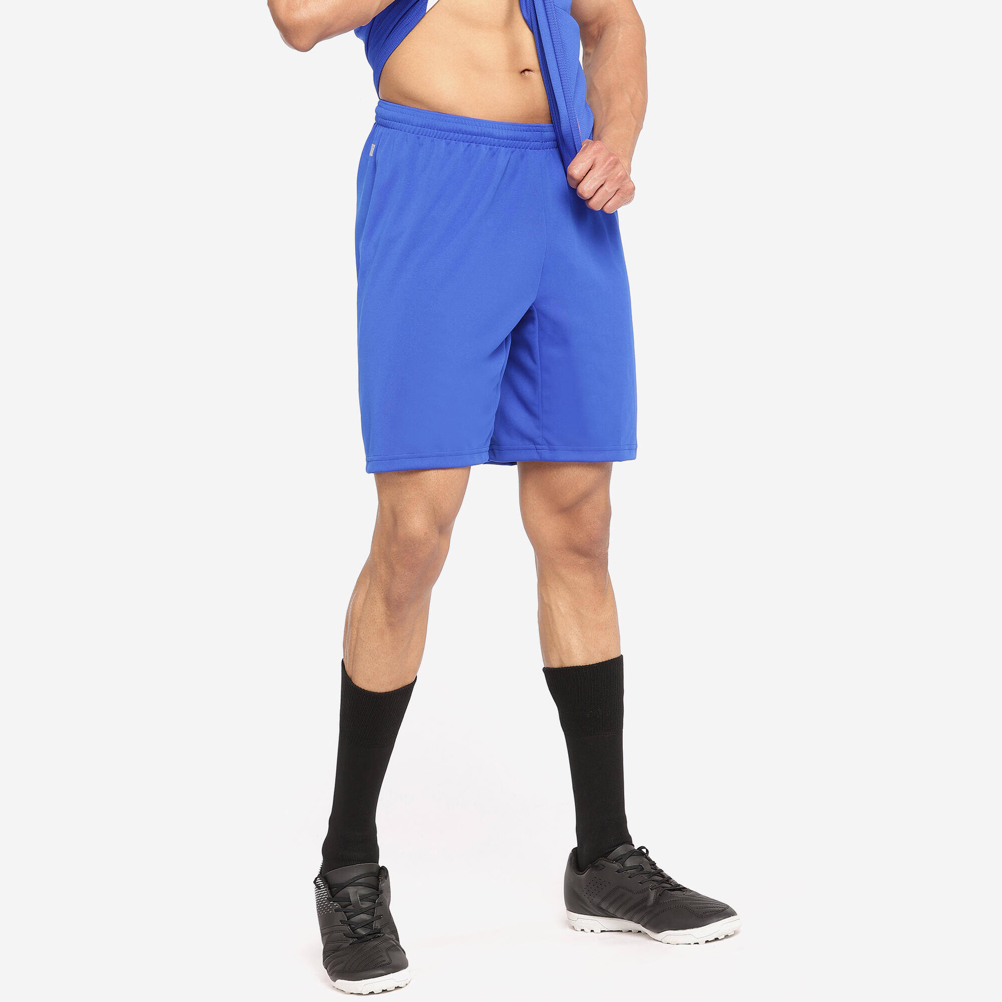 Men Football Shorts F100 - Blue -  5