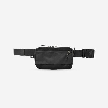 Plånbok/Organizer-väska, stor modell, för resor och vandring – TRAVEL XL svart
