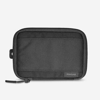 Travel Organiser Wallet Black Grey