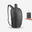 Mochila plegable de montaña y trekking viaje 10L Forclaz Compact negro