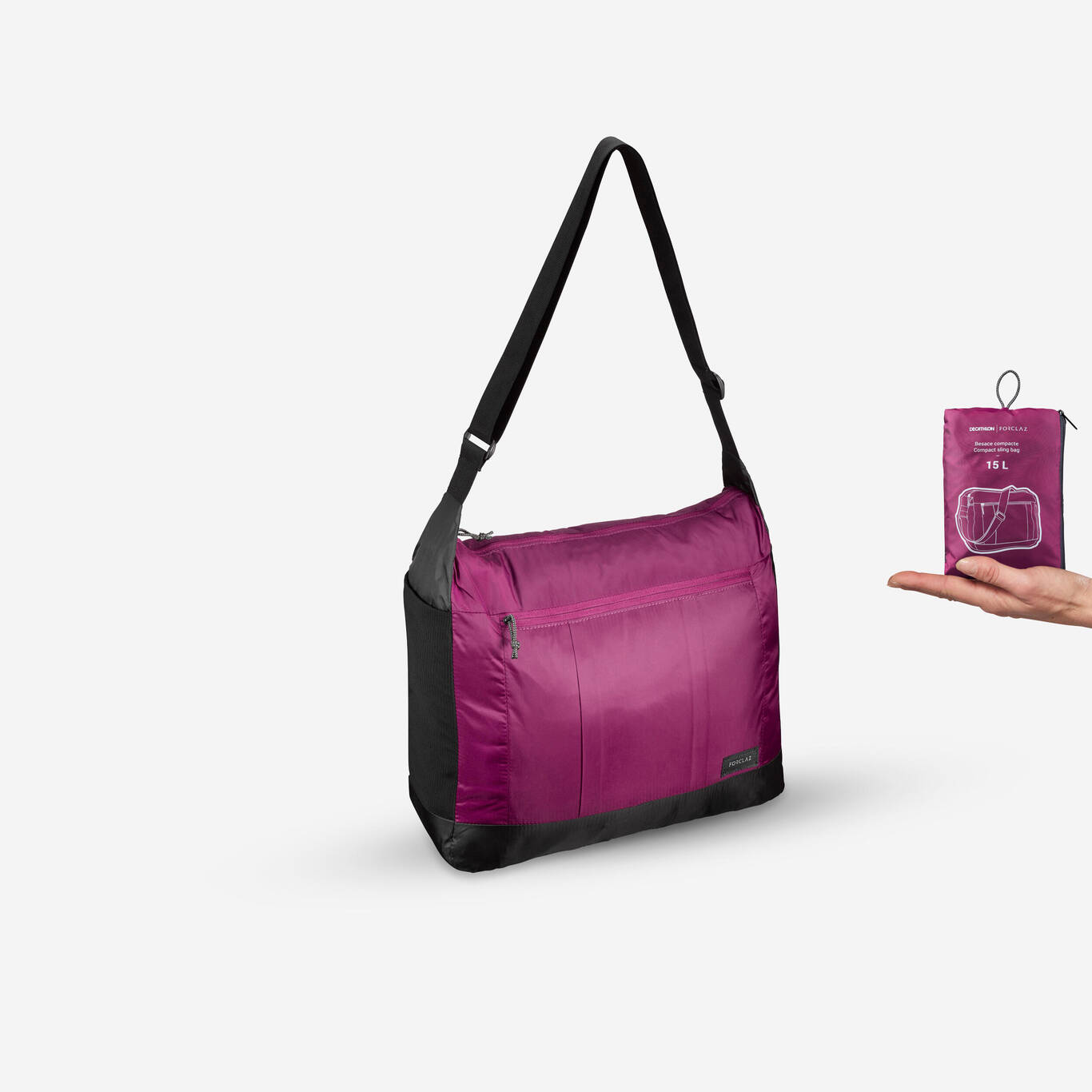 Compact Travel Trekking Pouch TRAVEL 15 L Purple Compact Travel Trekking Pouch TRAVEL 15 L Purple