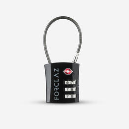 Cadenas à code de voyage câble, Travel TSA noir