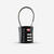 Cadenas à code de voyage câble, Travel TSA noir