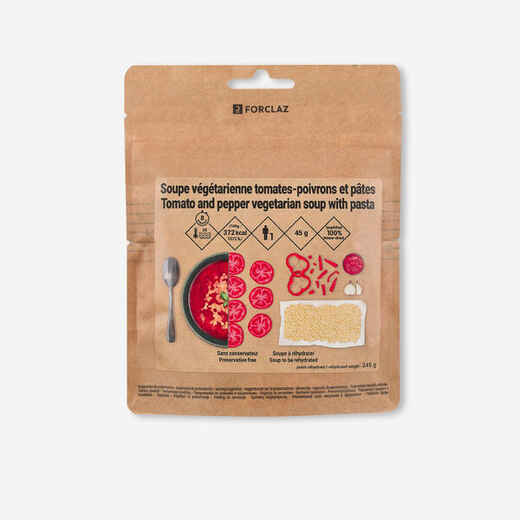 
      Freeze-dried Vegetarian Soup - Tomato Sweet Pepper Pasta - 45 g
  