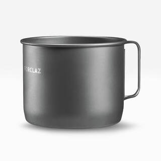Lightweight Titanium Fire-Safe Mug with Folding Handles 0.4 Litres - MT500