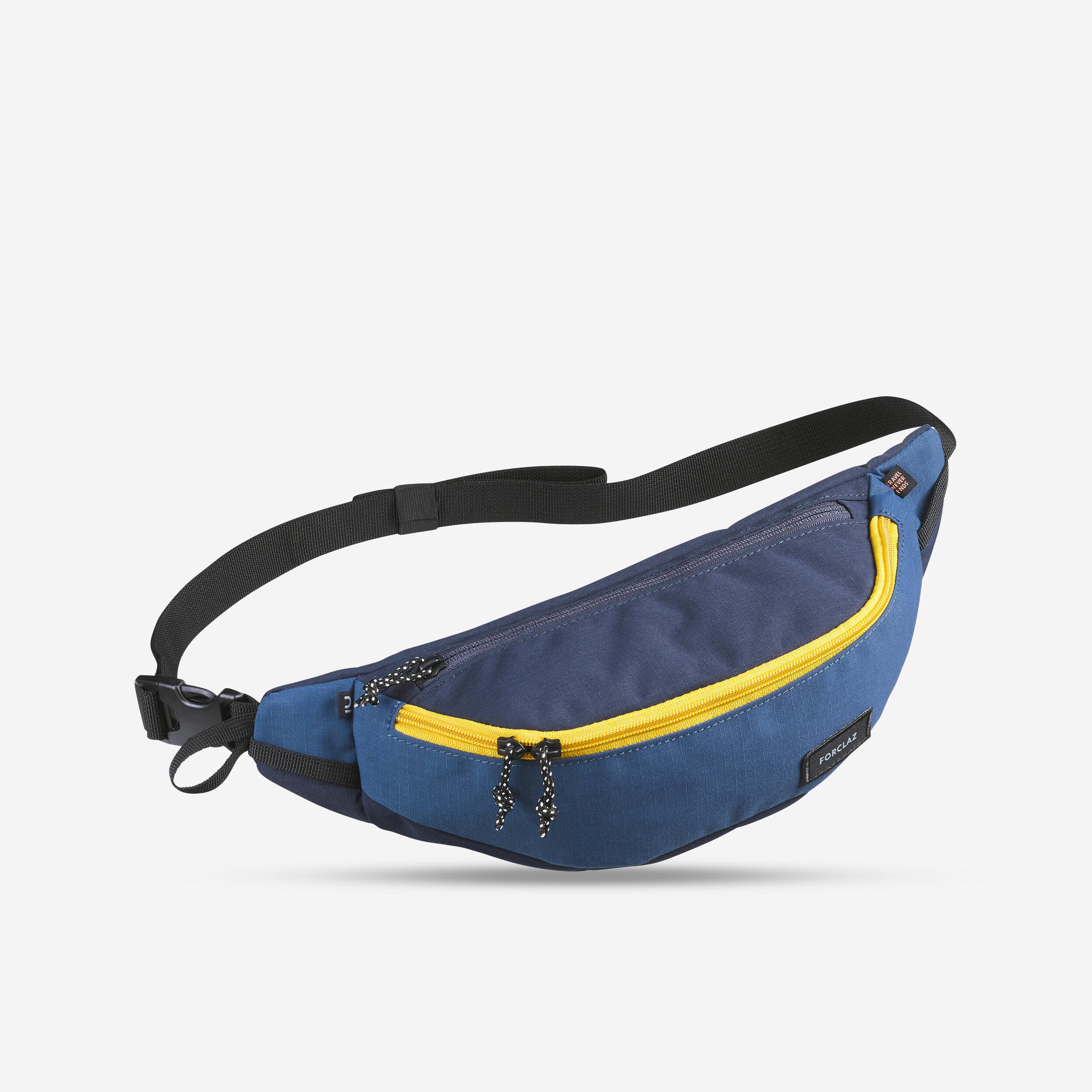 FORCLAZ Gürteltasche Travel 2 Liter blau/gelb | 03583787423295 FORCLAZ Gürteltasche Travel 2 Liter blau/gelb | 03583787423295