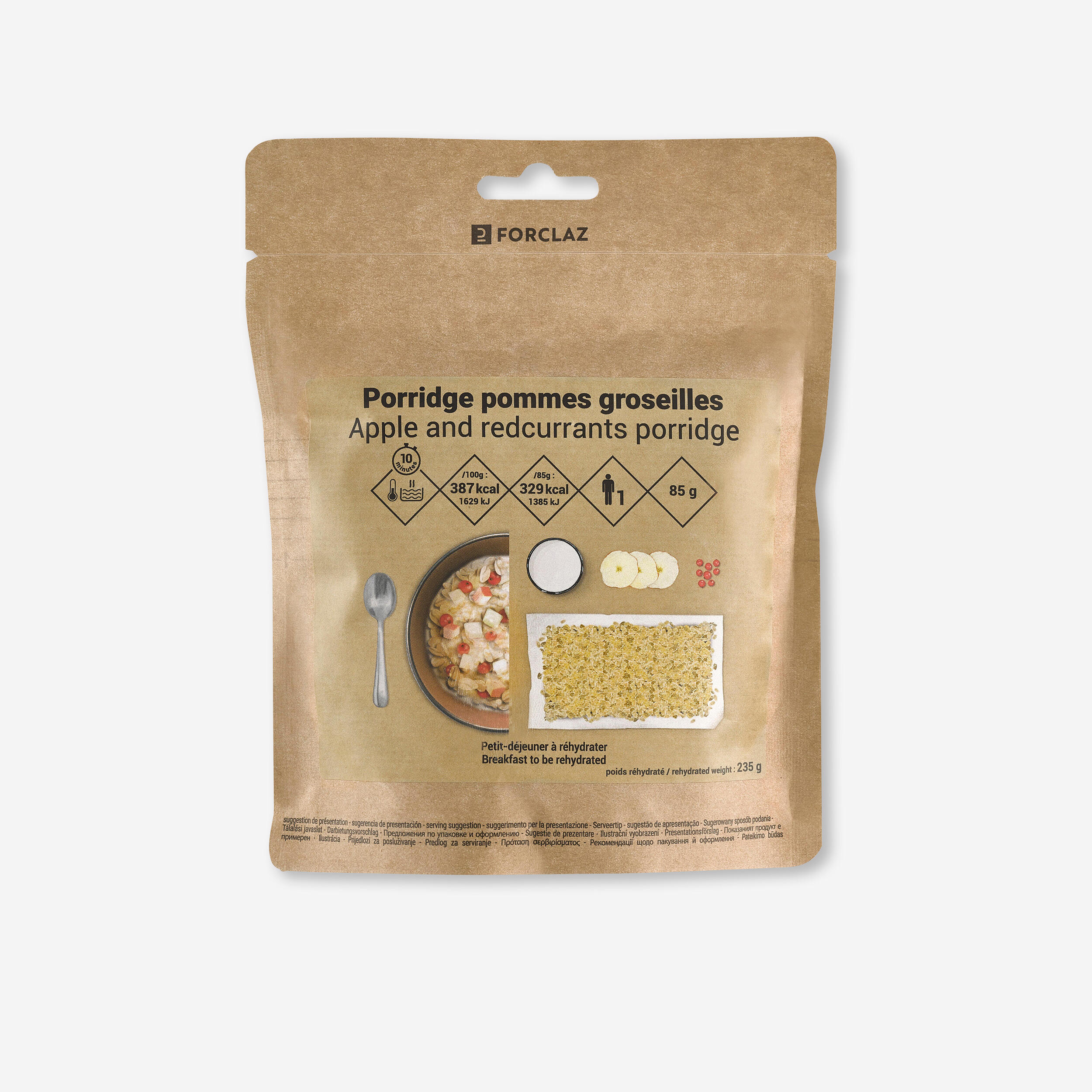 Freeze-dried dessert - Apple Blackcurrant Porridge  - 85 g 1/3