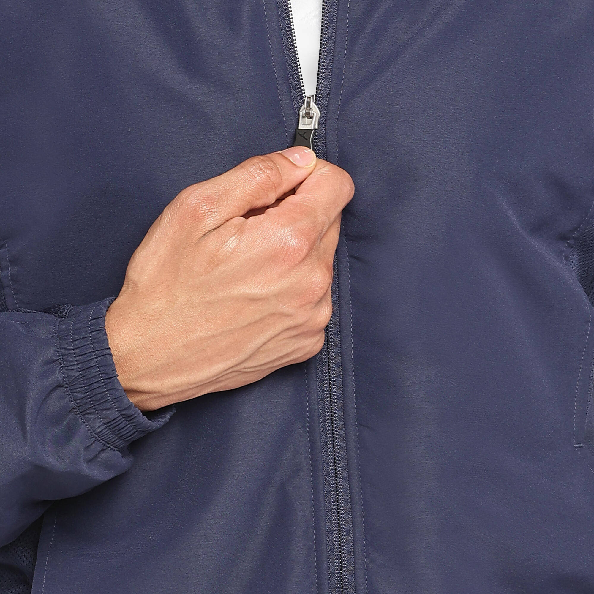 Men Fitness Tracksuit Jacket with Moisture Management FJA 100  - Asphalt Blue -  5