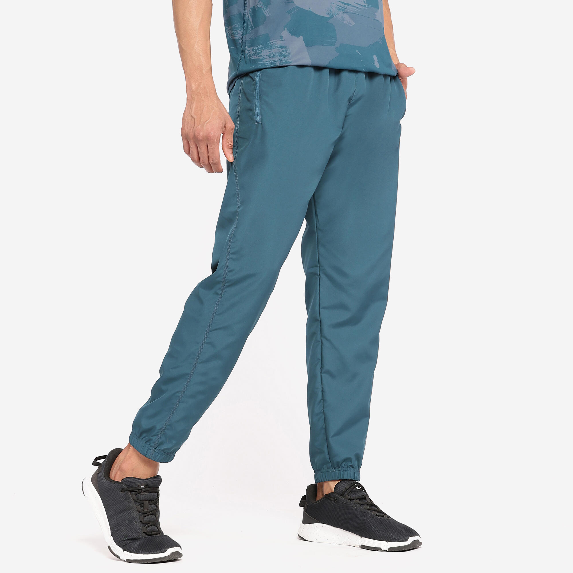 DOMYOS by Decathlon Solid Women Blue Track Pants - Buy Domyos Blue