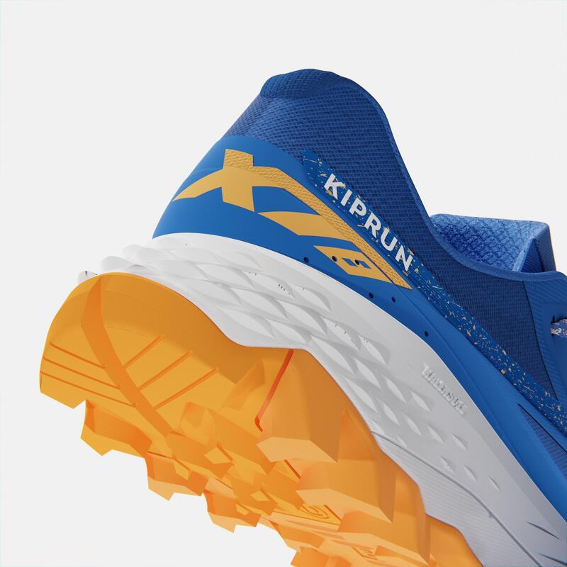 Scarpe trail uomo XT8 azzurro-arancione