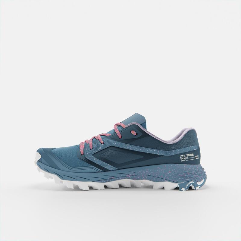 XT8 women's trail running shoes- Turquoise 