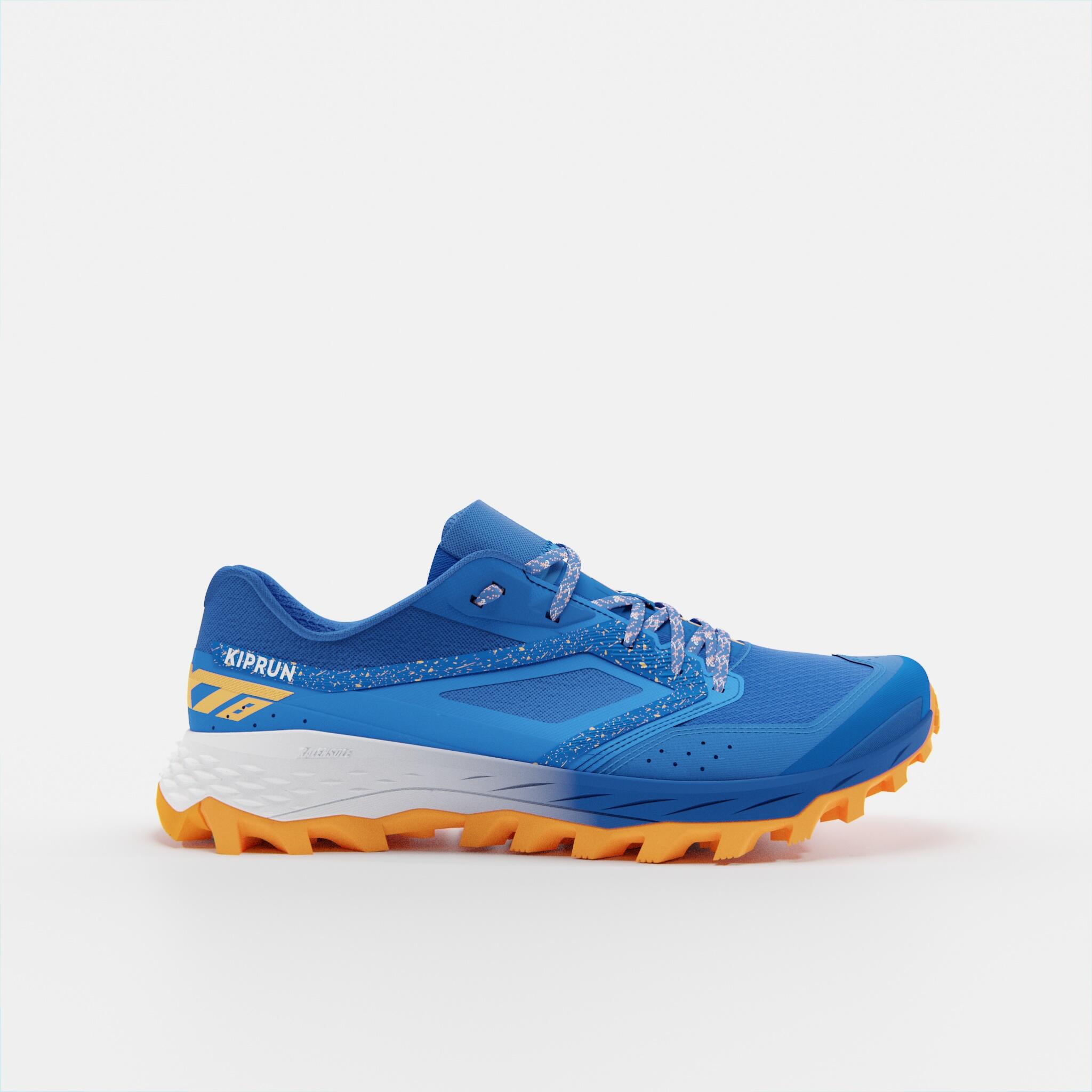 KIPRUN Scarpe trail uomo XT8 azzurro-arancione