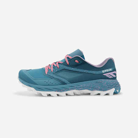 Tenis de trail running azul turquesa para mujer XT8