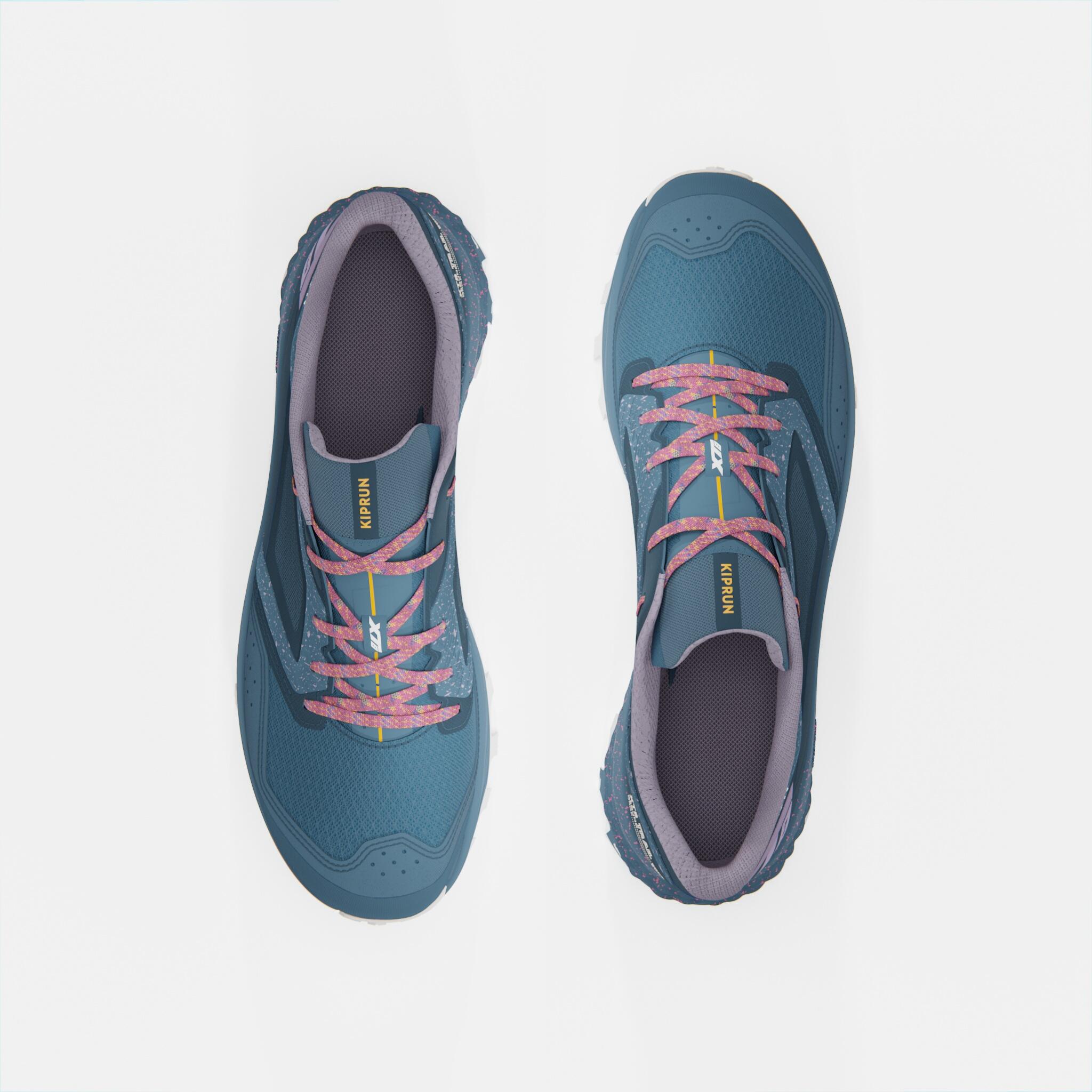 Women's Trail Running Shoes - XT 8 Teal/Pink - Deep teal, Geranium