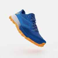 XT8 men's trail running shoes blue and orange