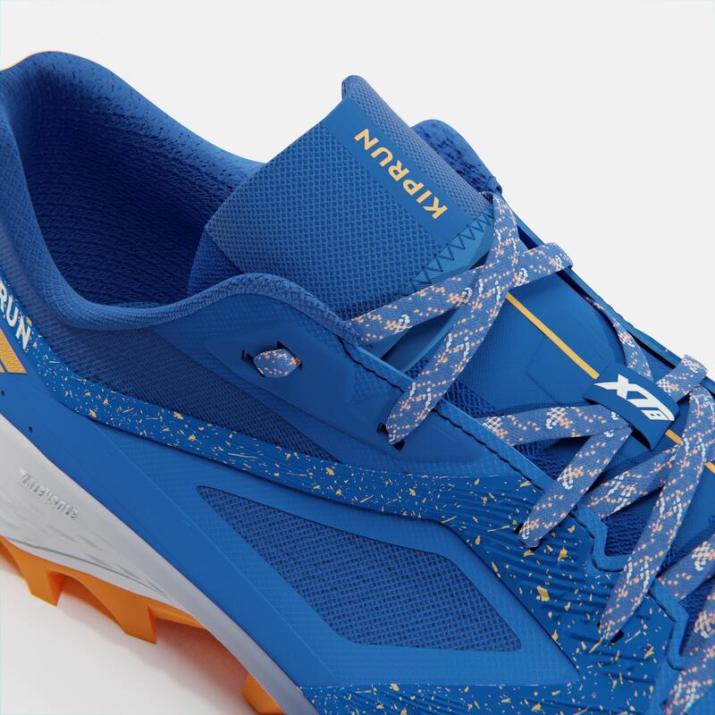 Trailschoenen voor heren XT8 blauw/oranje