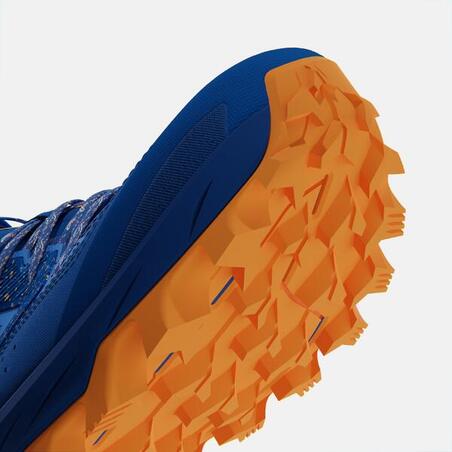 Кросівки чоловічі XT8 для трейлу сині/помаранчеві