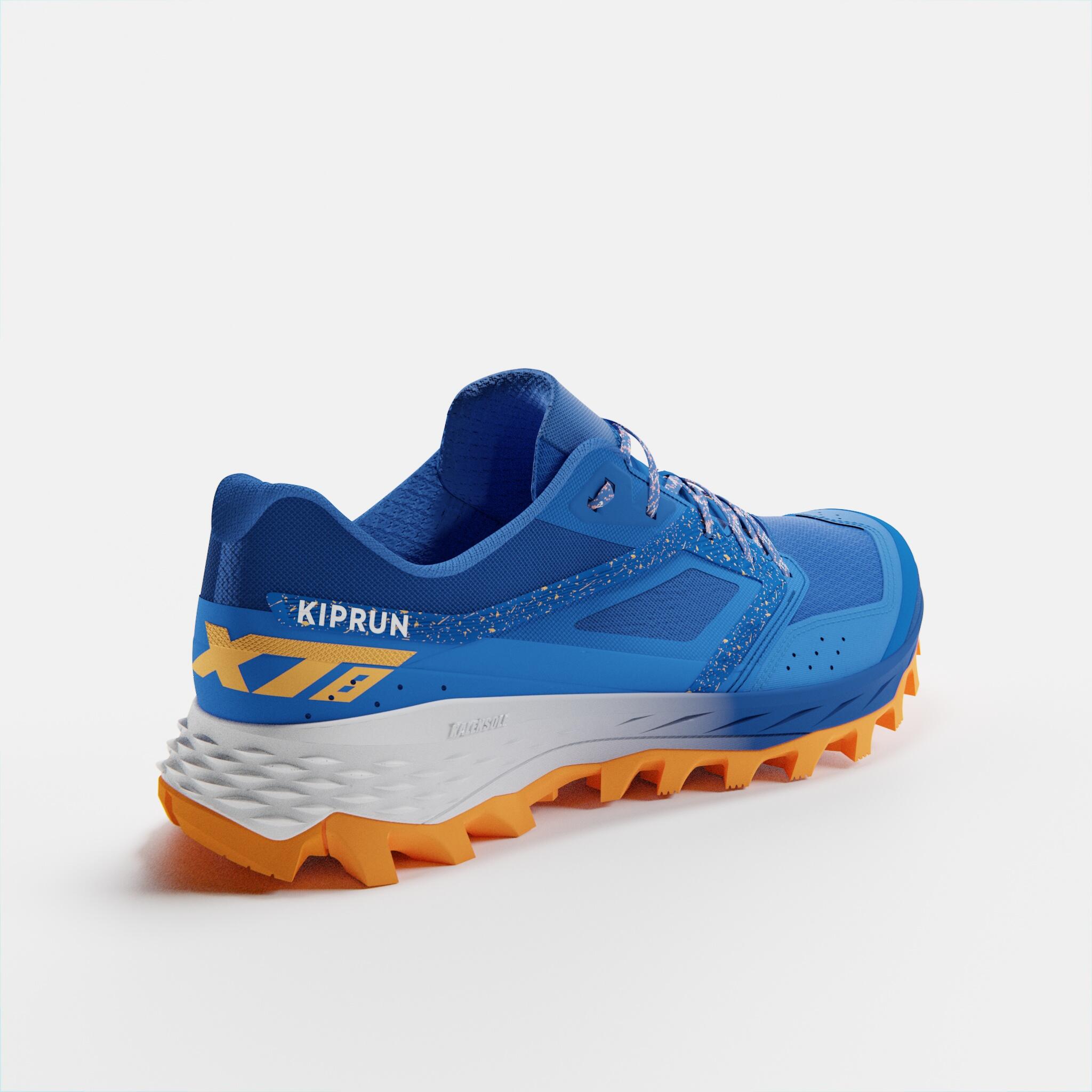 Zapatillas Trail Running XT8 Hombre - azul claro y naranja 5/14
