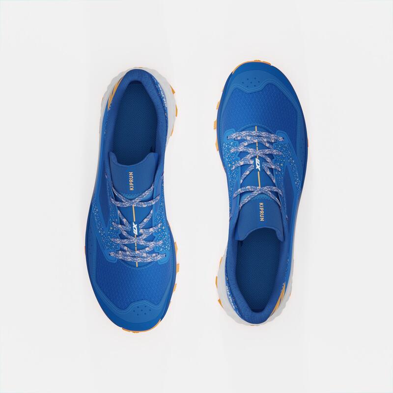 Erkek Arazi Tipi Koşu Ayakkabısı - Mavi/Turuncu - XT8