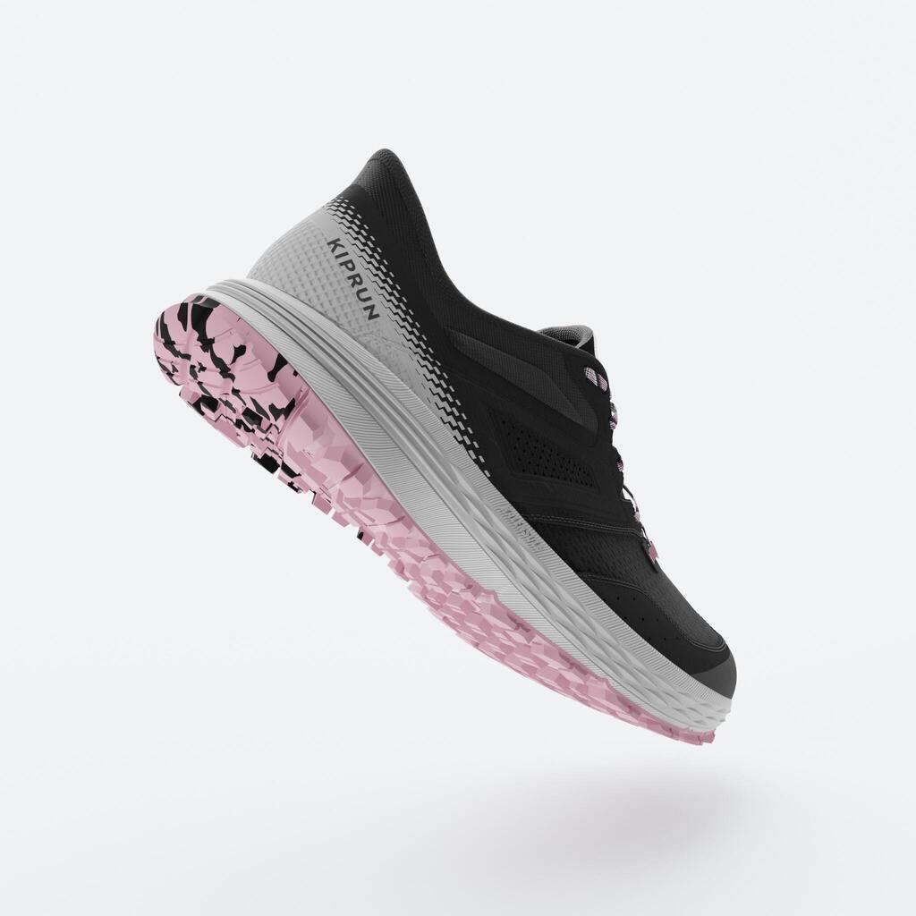 CHAUSSURES TRAIL RUNNING POUR FEMME TR2 gris carbone bouton de rose