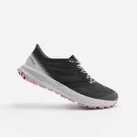 WOMEN's TRAIL RUNNING SHOES TR2 - carbon grey button/pink