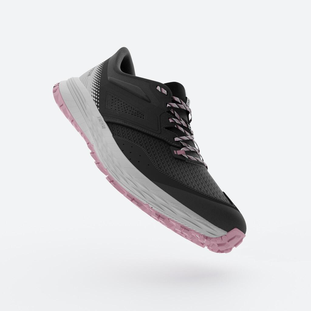 Laufschuhe Damen Trail - TR2 grau/rosa