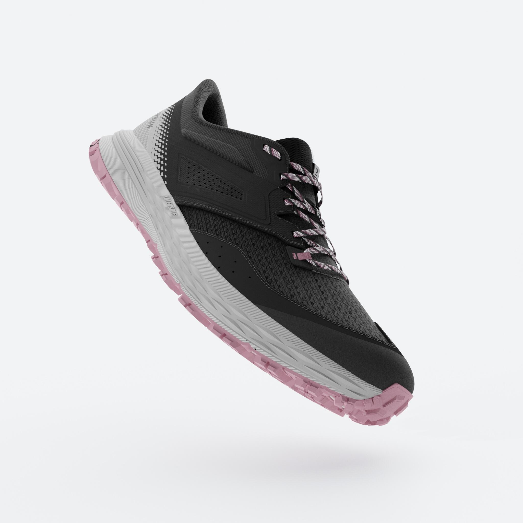 WOMEN's TRAIL RUNNING SHOES TR2 - carbon grey button/pink 2/8