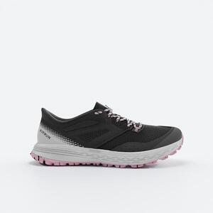 Zapatillas de running trail mujer, Kiprun tr2, gris carbono