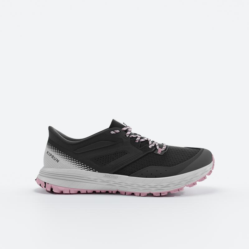 CHAUSSURES TRAIL RUNNING POUR FEMME TR2 gris carbone bouton de rose