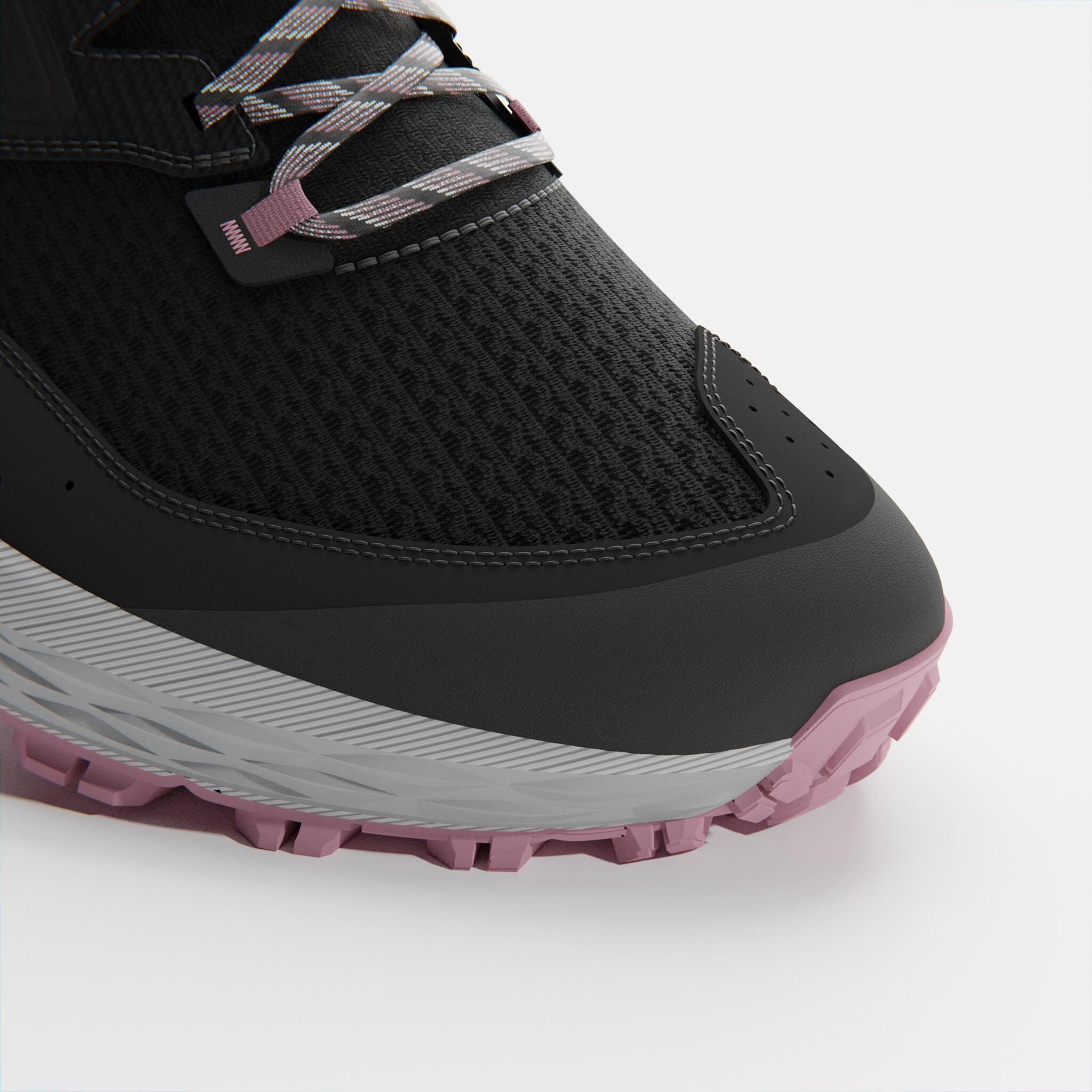 WOMEN's TRAIL RUNNING SHOES TR2 - carbon grey button/pink 5/8