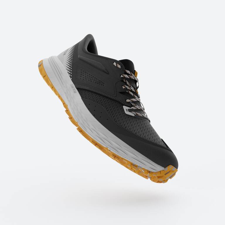 Sepatu Trail Running Pria TR2 - Abu-Abu Carbon