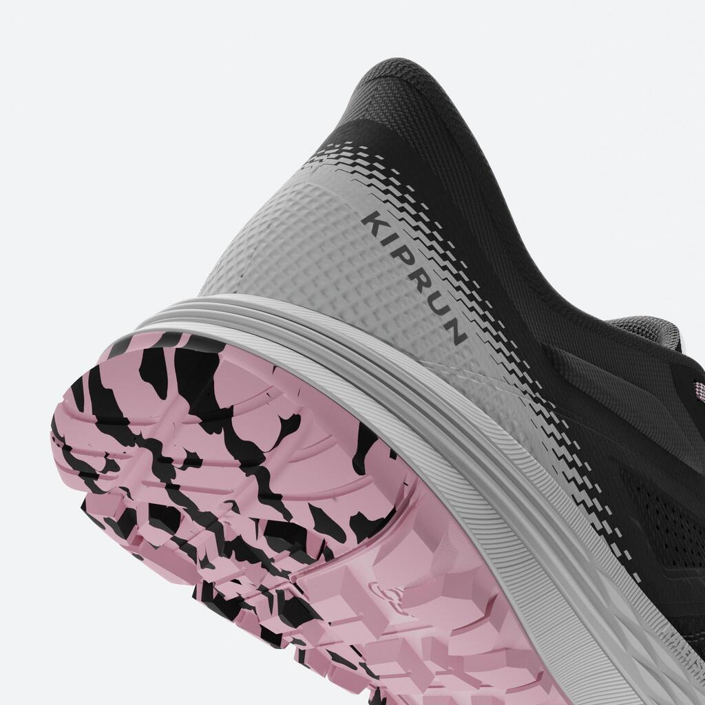 CHAUSSURES TRAIL RUNNING POUR FEMME TR2 gris carbone bouton de rose
