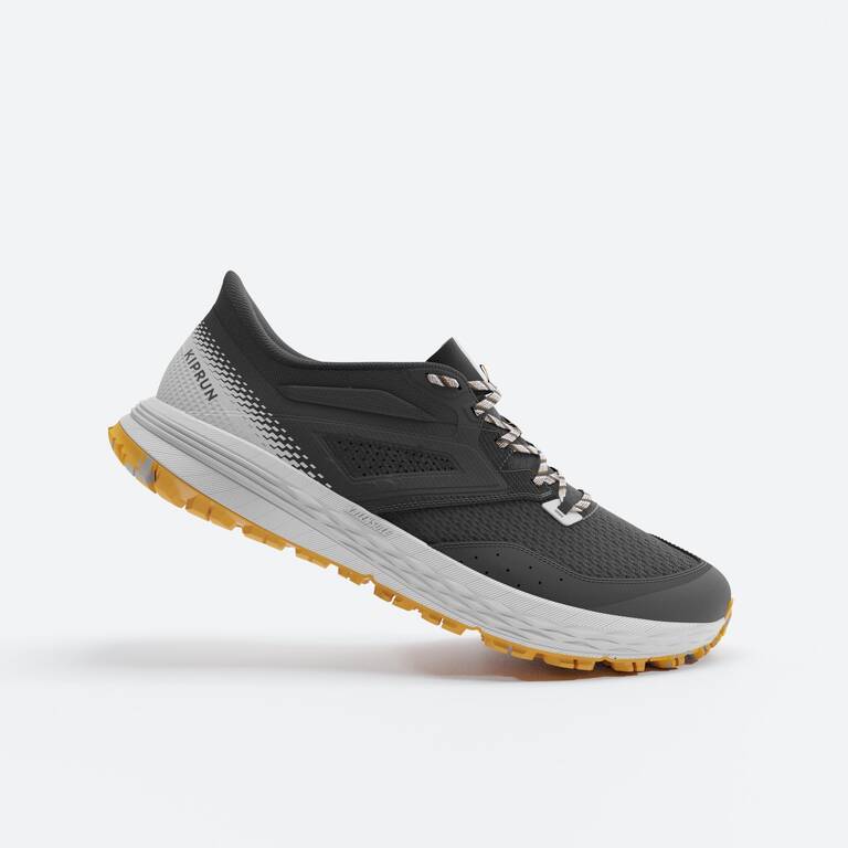 Sepatu Trail Running Pria TR2 - Abu-Abu Carbon