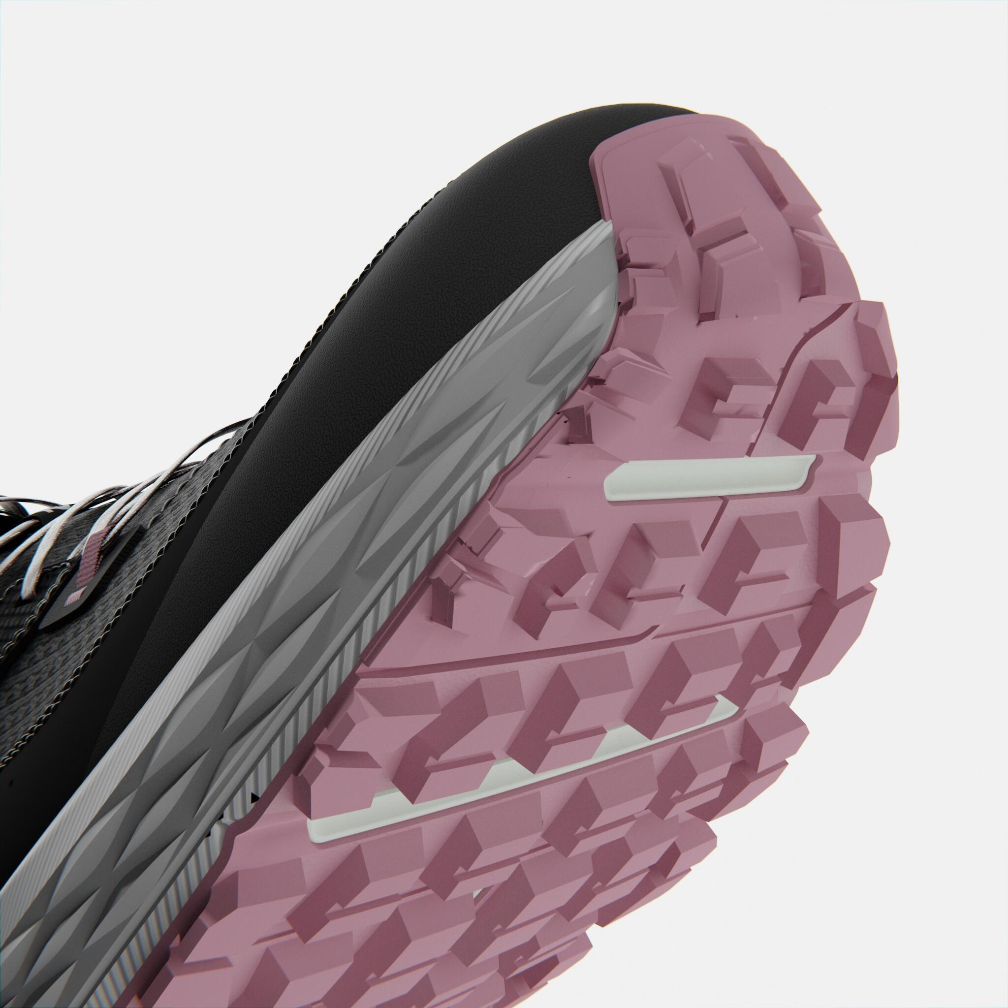 WOMEN's TRAIL RUNNING SHOES TR2 - carbon grey button/pink 6/8