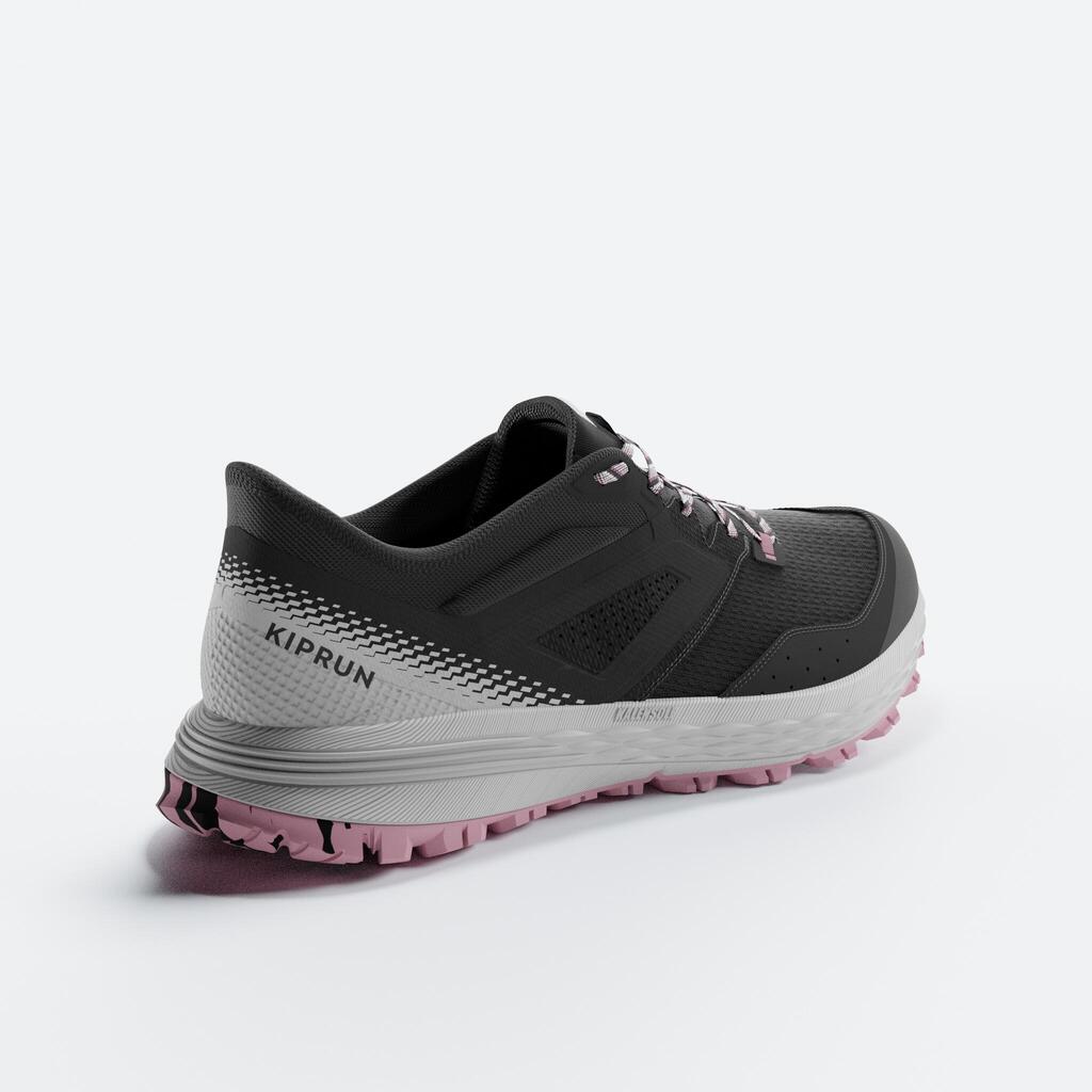 WOMEN's TRAIL RUNNING SHOES TR2 - carbon grey button/pink