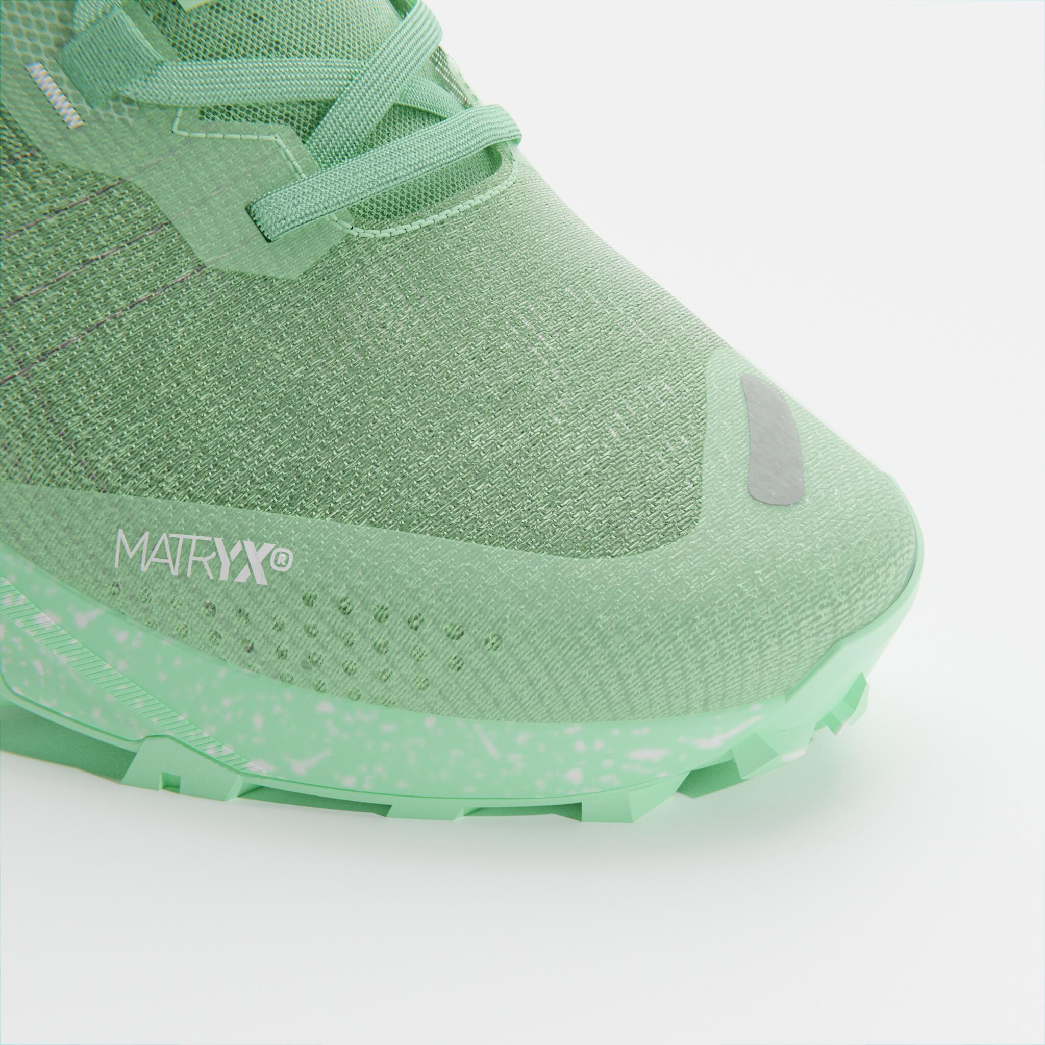 kiprun Scarpe da corsa trail running da donna - race light verde chiaro