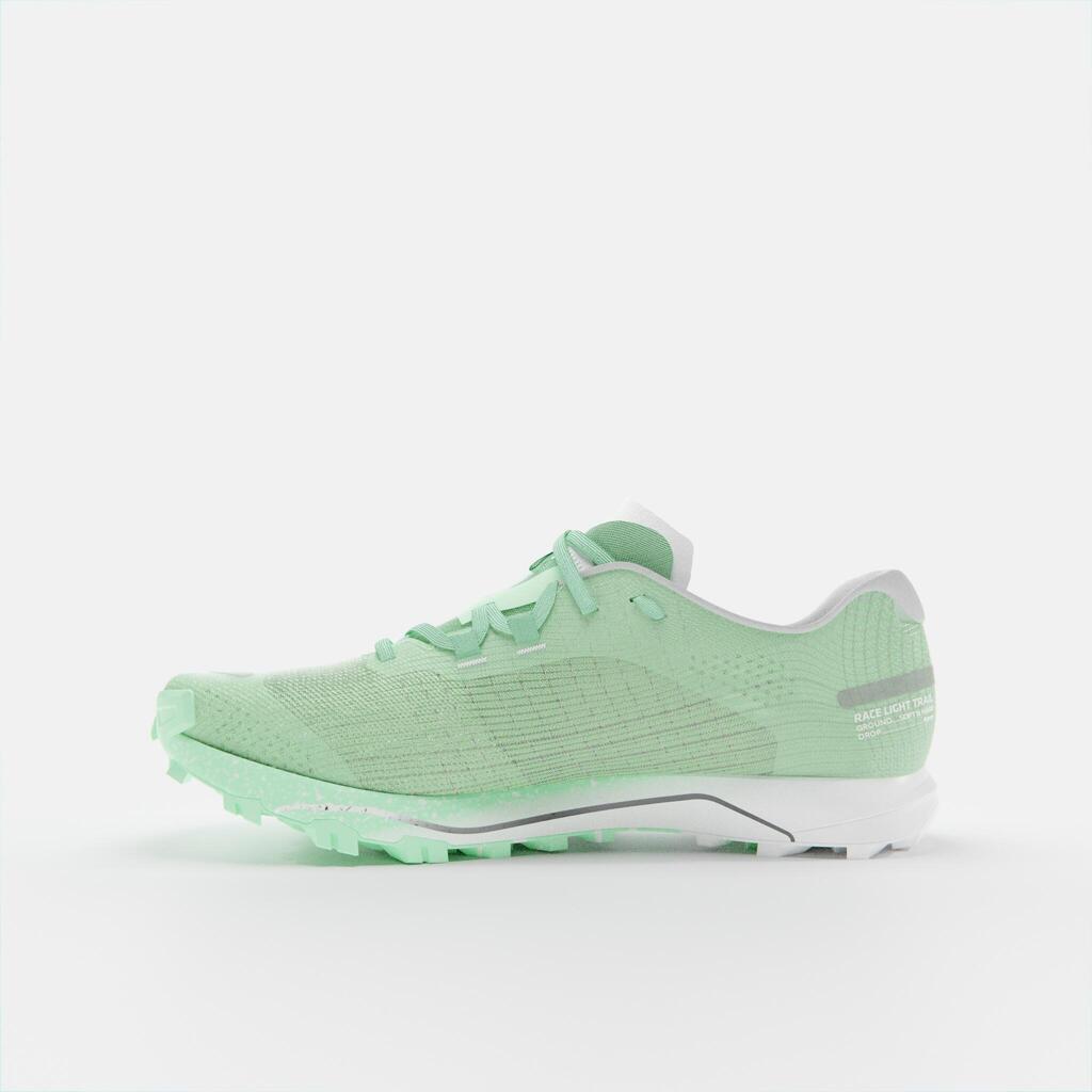 Kiprun Race Light Women's Trail Running Competition Shoes - Light Green