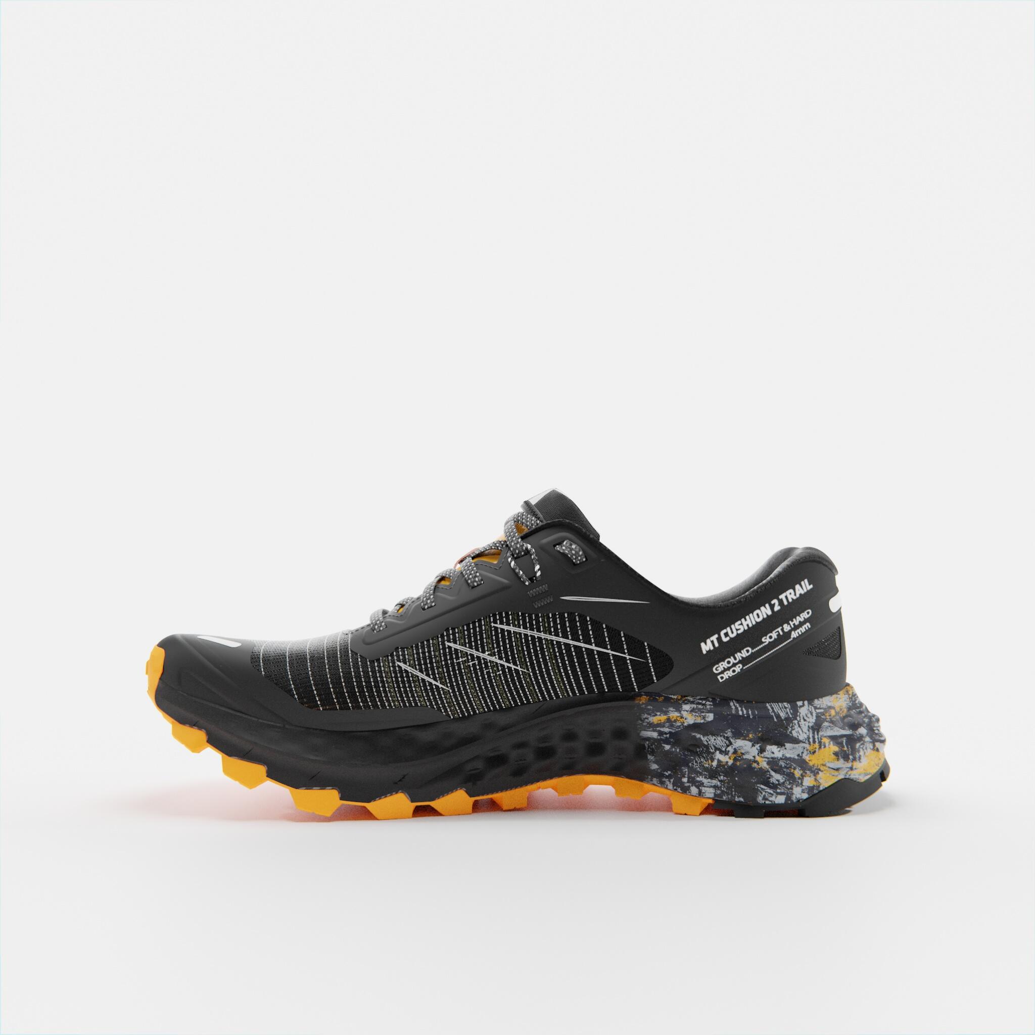 EVADICT MT CUSHION 2 men's trail running shoe - black mango 3/13