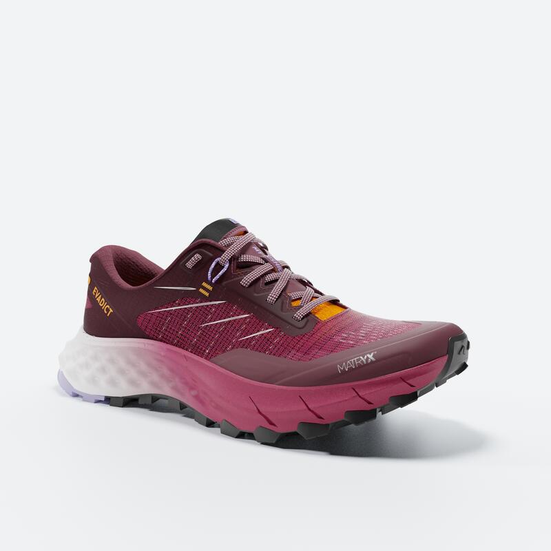 Chaussures de trail running pour femme EVADICT MT CUSHION 2 framboise