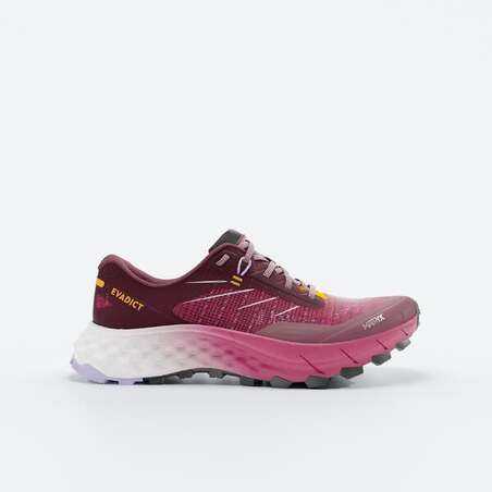 Chaussures de trail running pour femme EVADICT  MT CUSHION 2 framboise