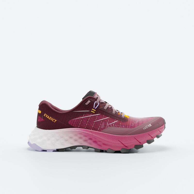 Calçado de Trail Running Mulher EVADICT MT CUSHION 2 Framboesa