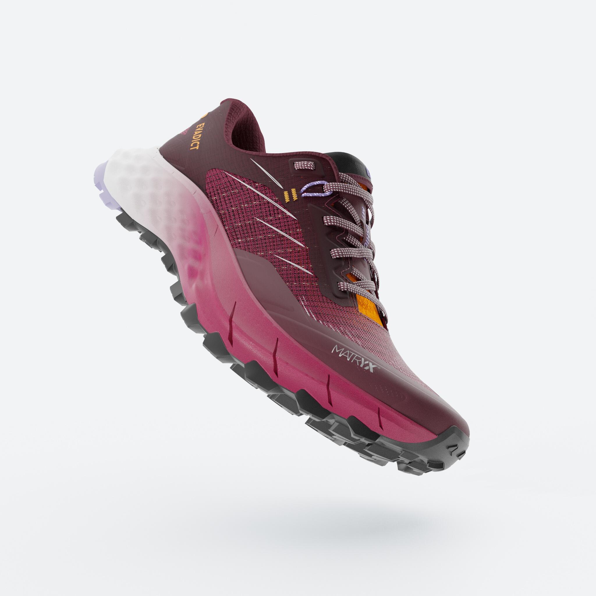 EVADICT Scarpe da trail running da donna MT CUSHION 2 raspberry