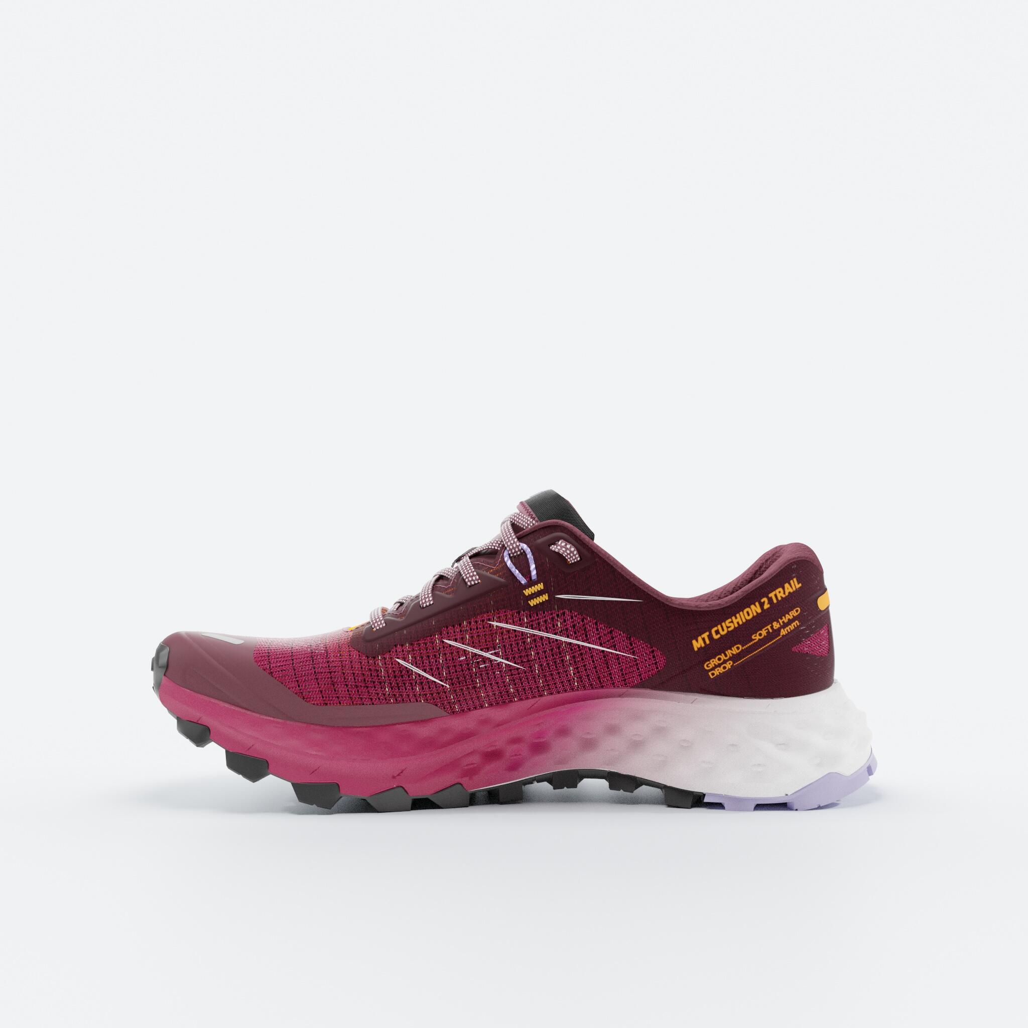 EVADICT Scarpe da trail running da donna MT CUSHION 2 raspberry