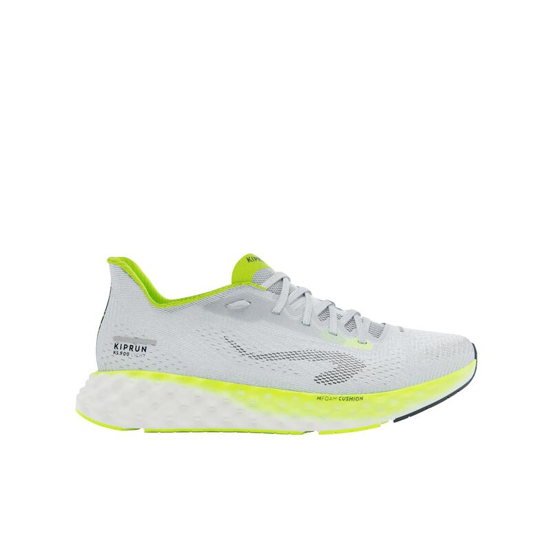 Zapatillas de running Hombre Kiprun ks900  gris/amarillo