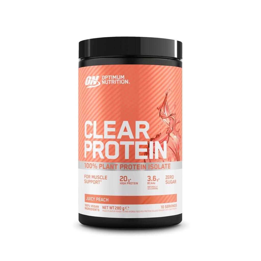 Optimum nutrition clear protein 100 % rastlinný proteín - broskyňa 280 g