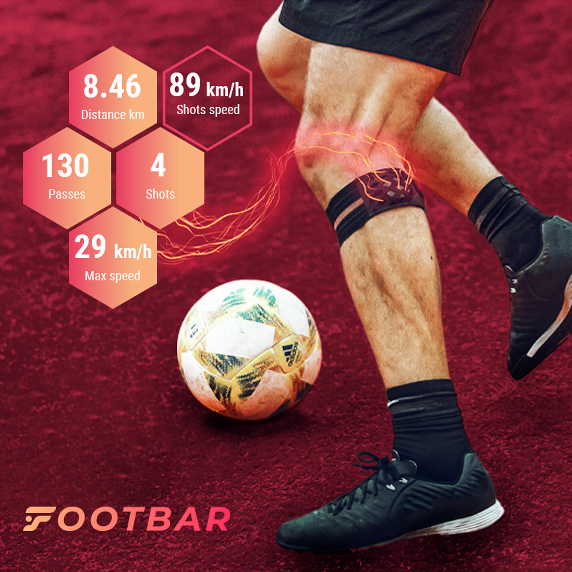 FOOTBAR Voetbal tracker Meteor